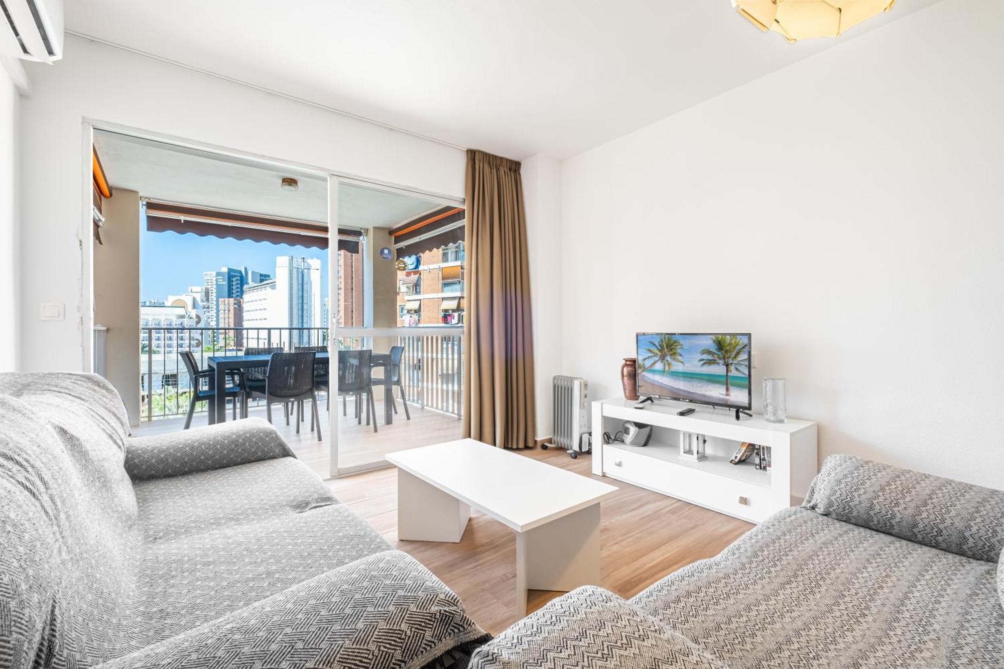 Etxezuri I 6-D Apartment Levante Beach 貝尼多姆 外观 照片